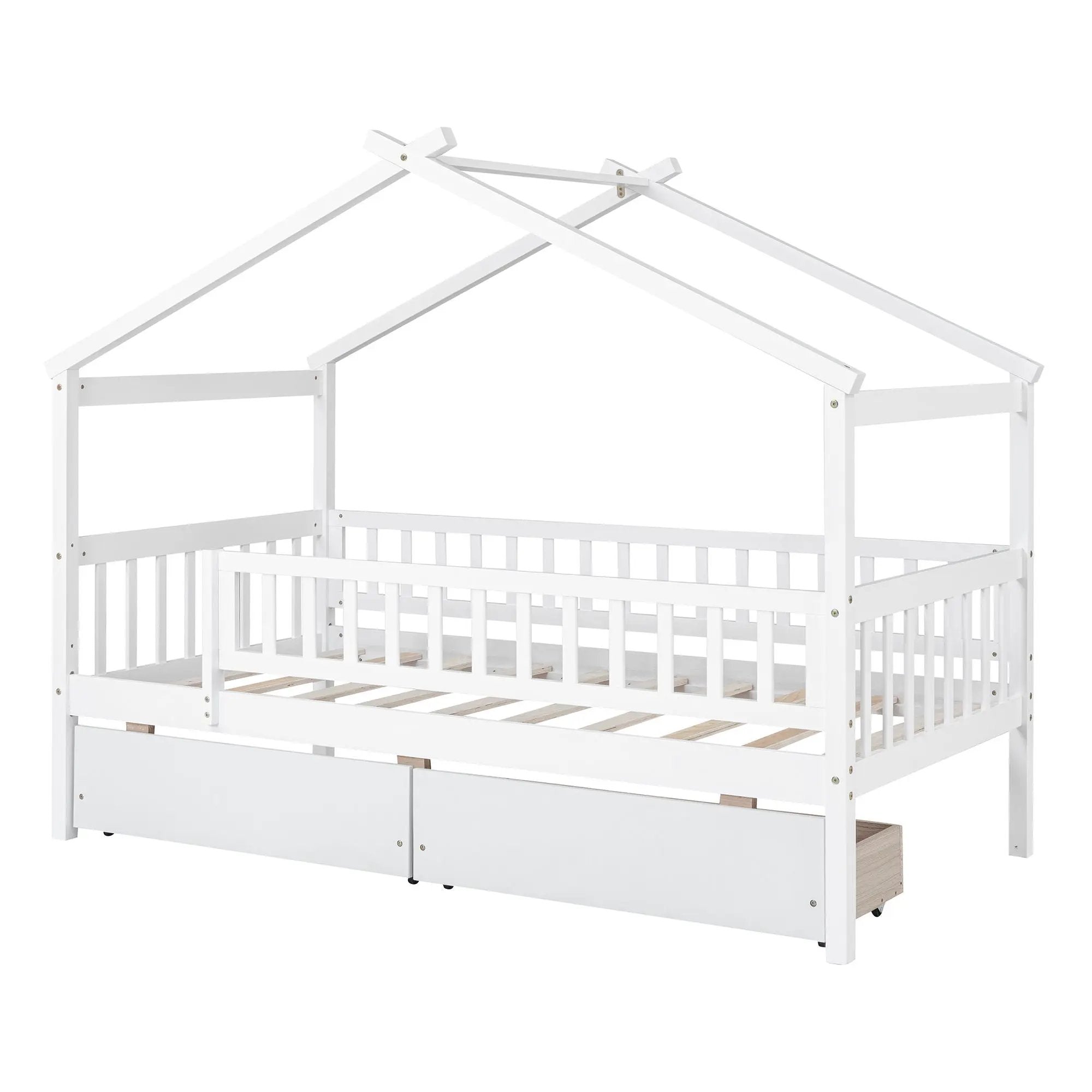House Bed With 2 Drawers by HouseOfZazla