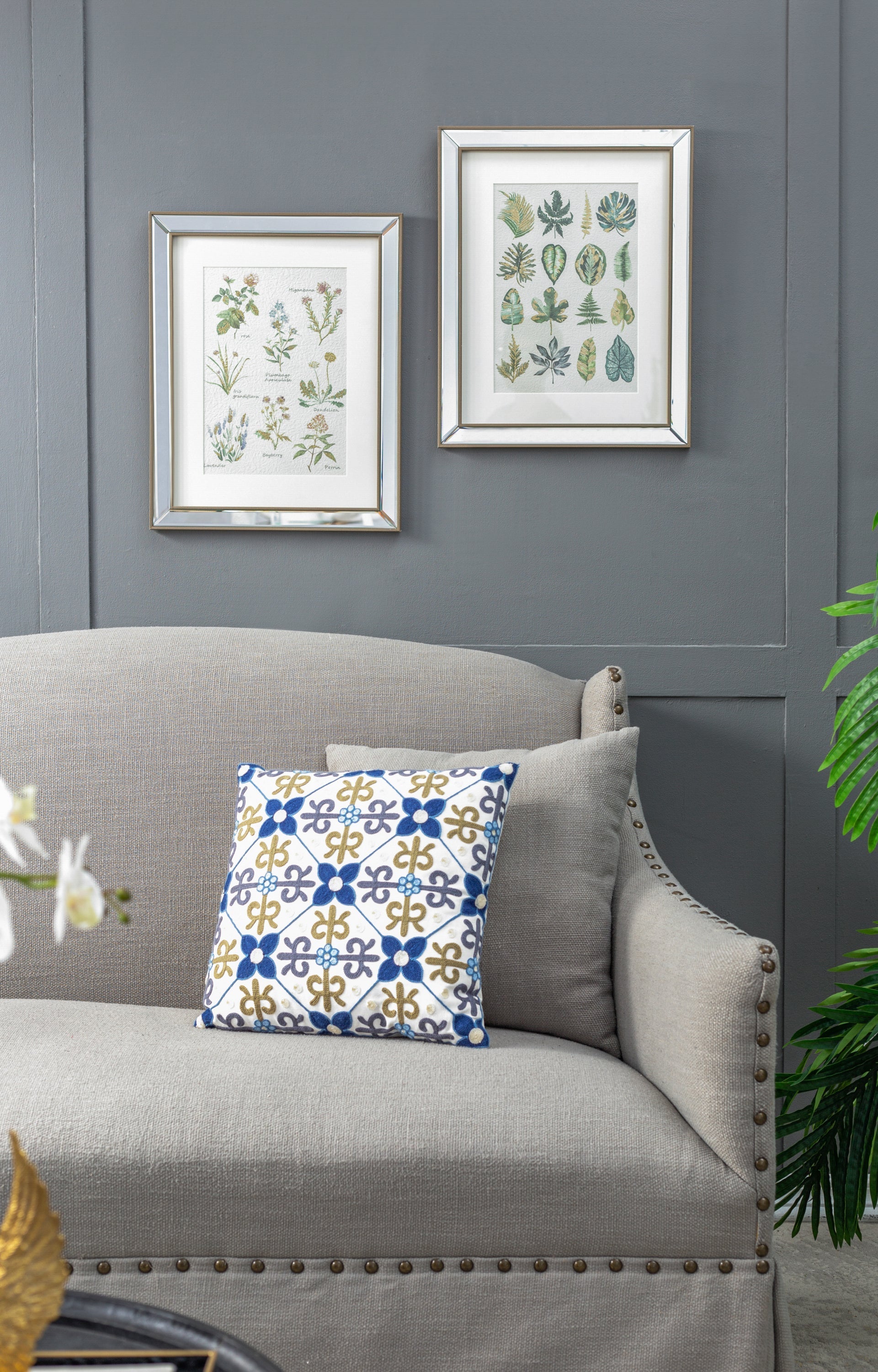 Set of 2 Liana Mirror Framed Wall Art by HouseOfZazla