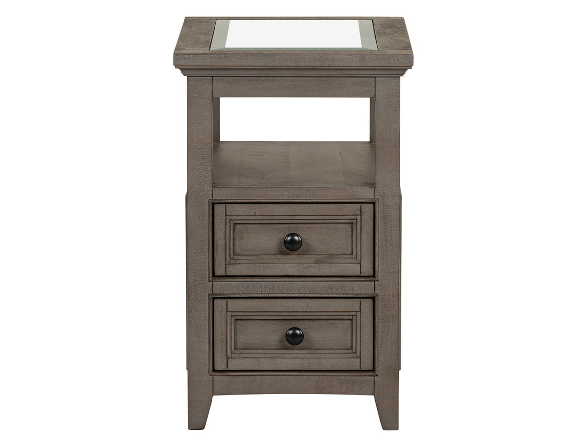 Paxton Place - Chairside End Table - Dovetail Gray, photo 2 of 7