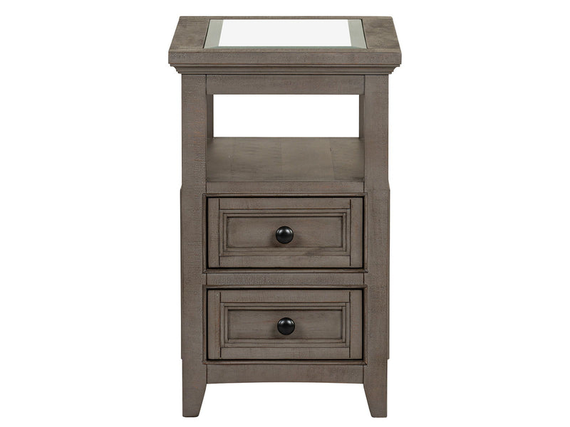 Paxton Place - Chairside End Table - Dovetail Gray, photo 2 of 7