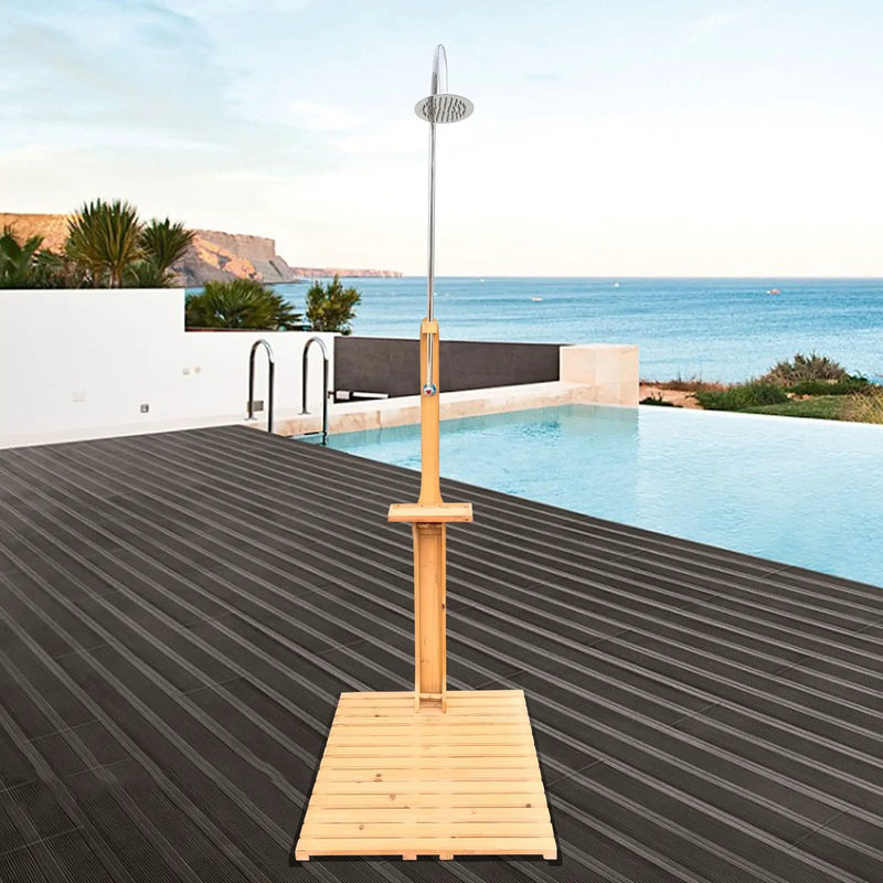 Outdoor Garden Pool Shower With Chassis Board For Patio by HouseOfZazla