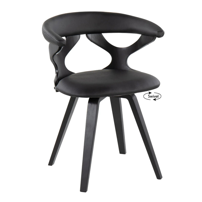 Gardenia - Mid-Century Modern Dining Chair With Swivel by Unique Piece Furniture