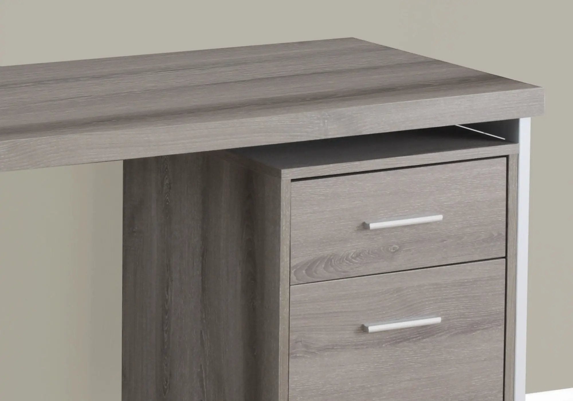 Computer Desk For Home Office, Left or Right Setup, With Storage Drawers by HouseOfZazla