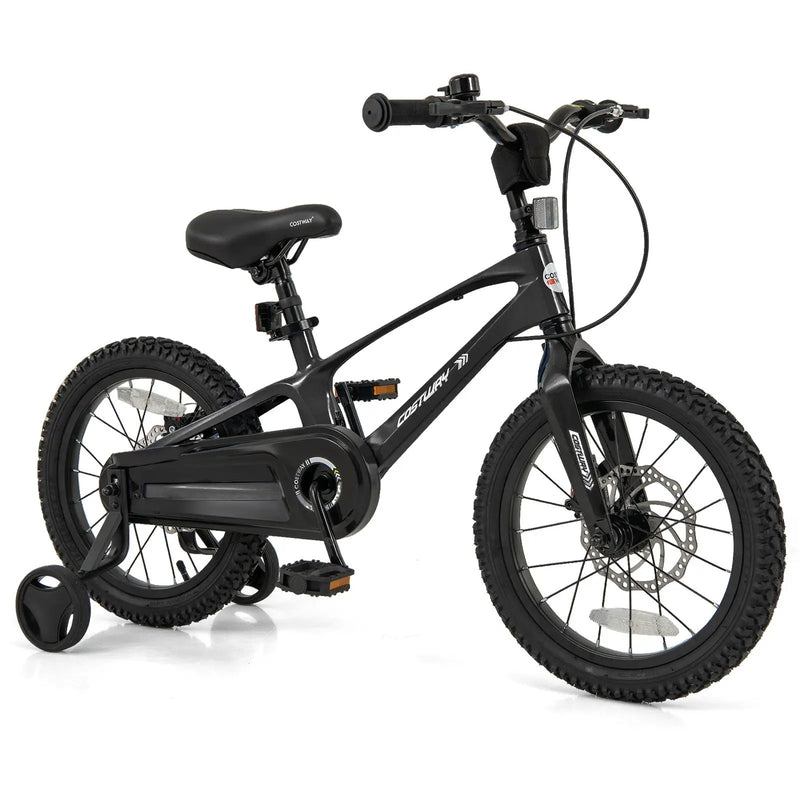 16 Inch Kids Bike Lightweight with 2 Removable Training Wheels for Aged 4-7-16 inches by DirectDeals