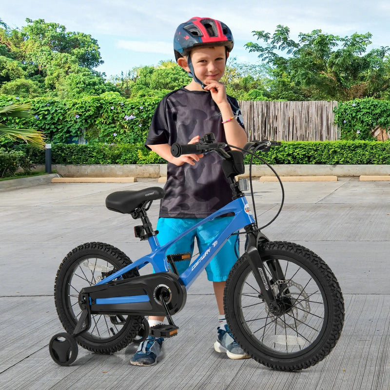 16 Inch Kids Bike Magnesium Alloy Training Bicycle Adjustable for 4 to 7 Years Old-16 inches by DirectDeals