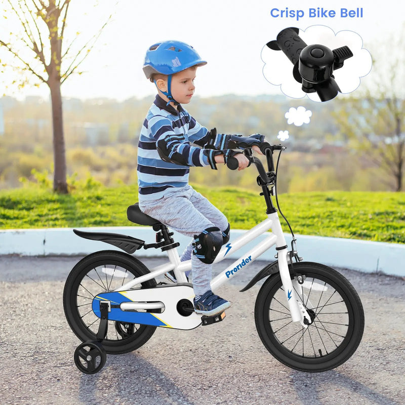 16 Inch Kids Bike with Removable Training Wheels by DirectDeals