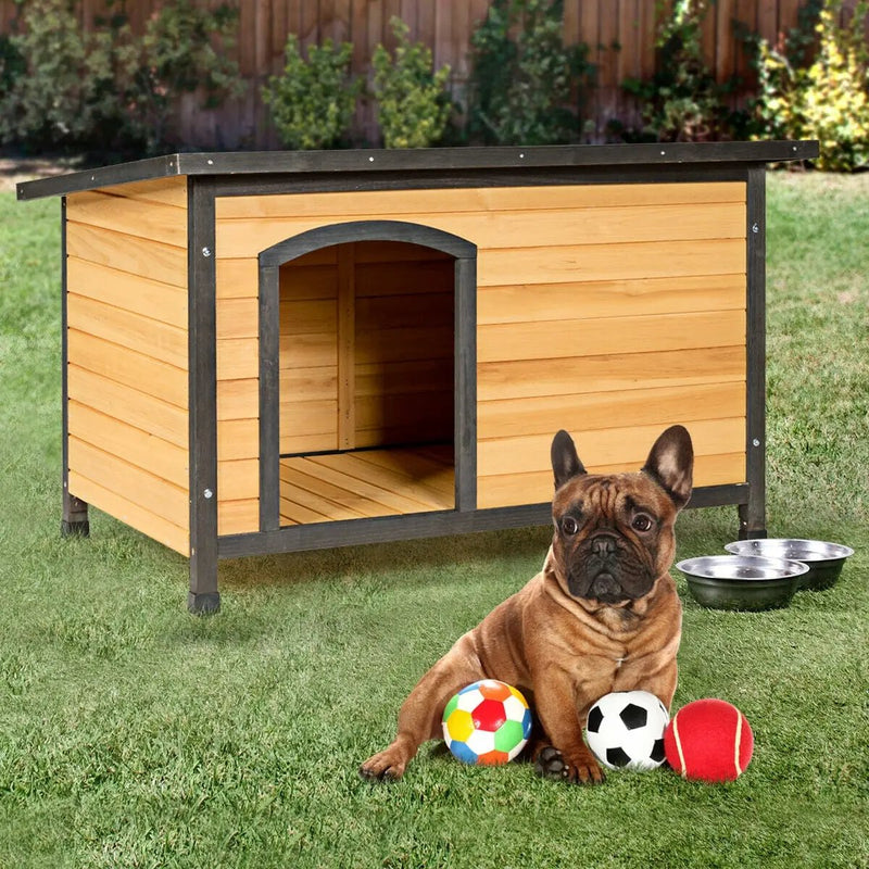 Wood Extreme Weather Resistant Pet Log Cabin by DirectDeals