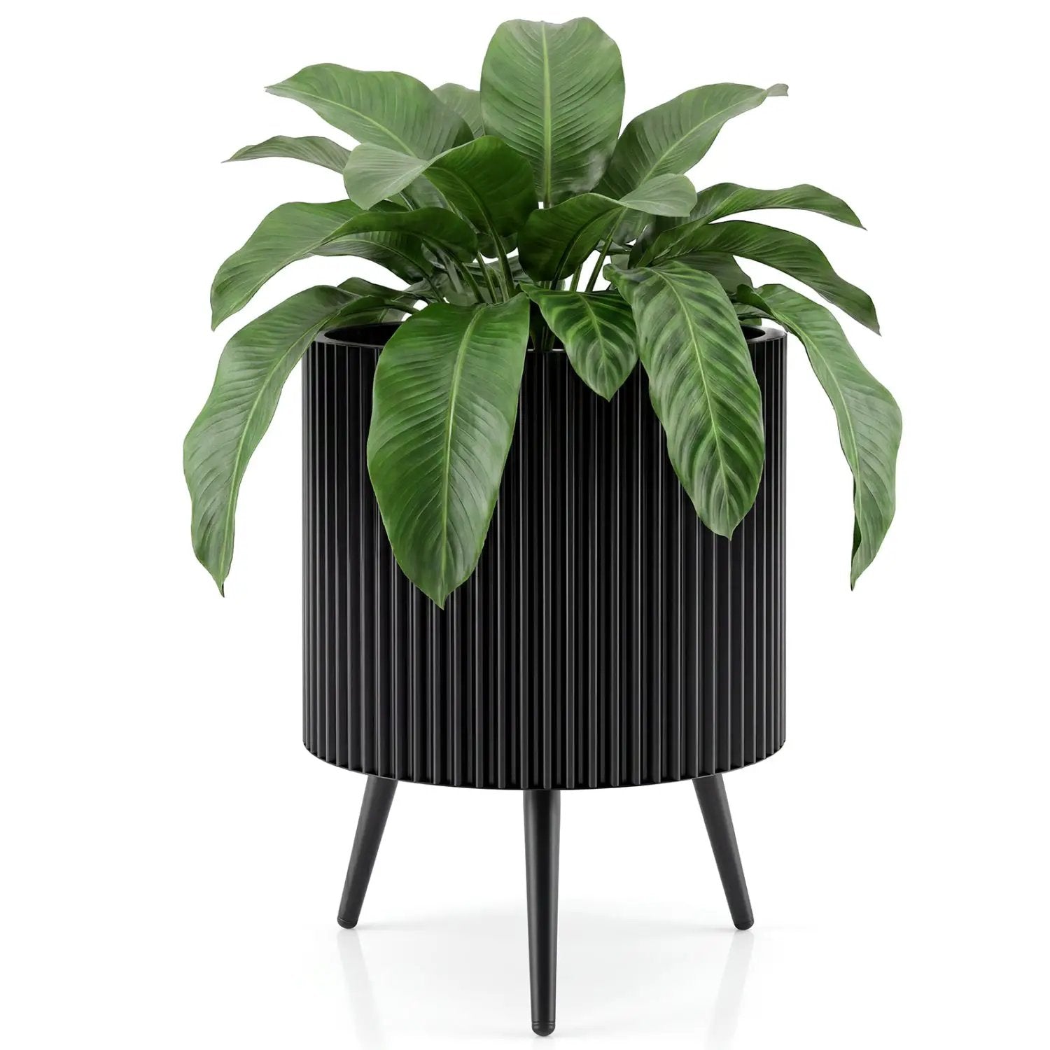 20-Inch Raised Metal Planter with Stand and Drainage Holes by DirectDeals