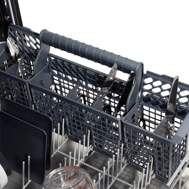 ZLINE Autograph Edition 24" Tall Tub Dishwasher, Custom Panel Ready, Matte Black DWMTZ-24-MB by Farmhouse Kitchen and Bath