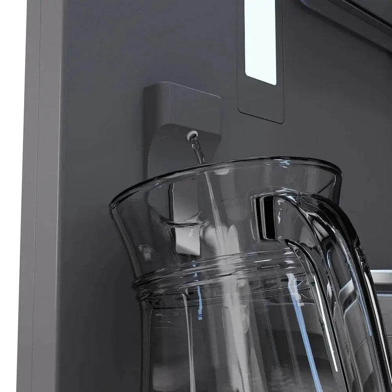 ZLINE 30" Panel Ready Built-In Bottom Freezer Refrigerator,Water Dispenser, Ice Maker,Graphite Gray, Gold GRBIVZ-30-G by Farmhouse Kitchen and Bath