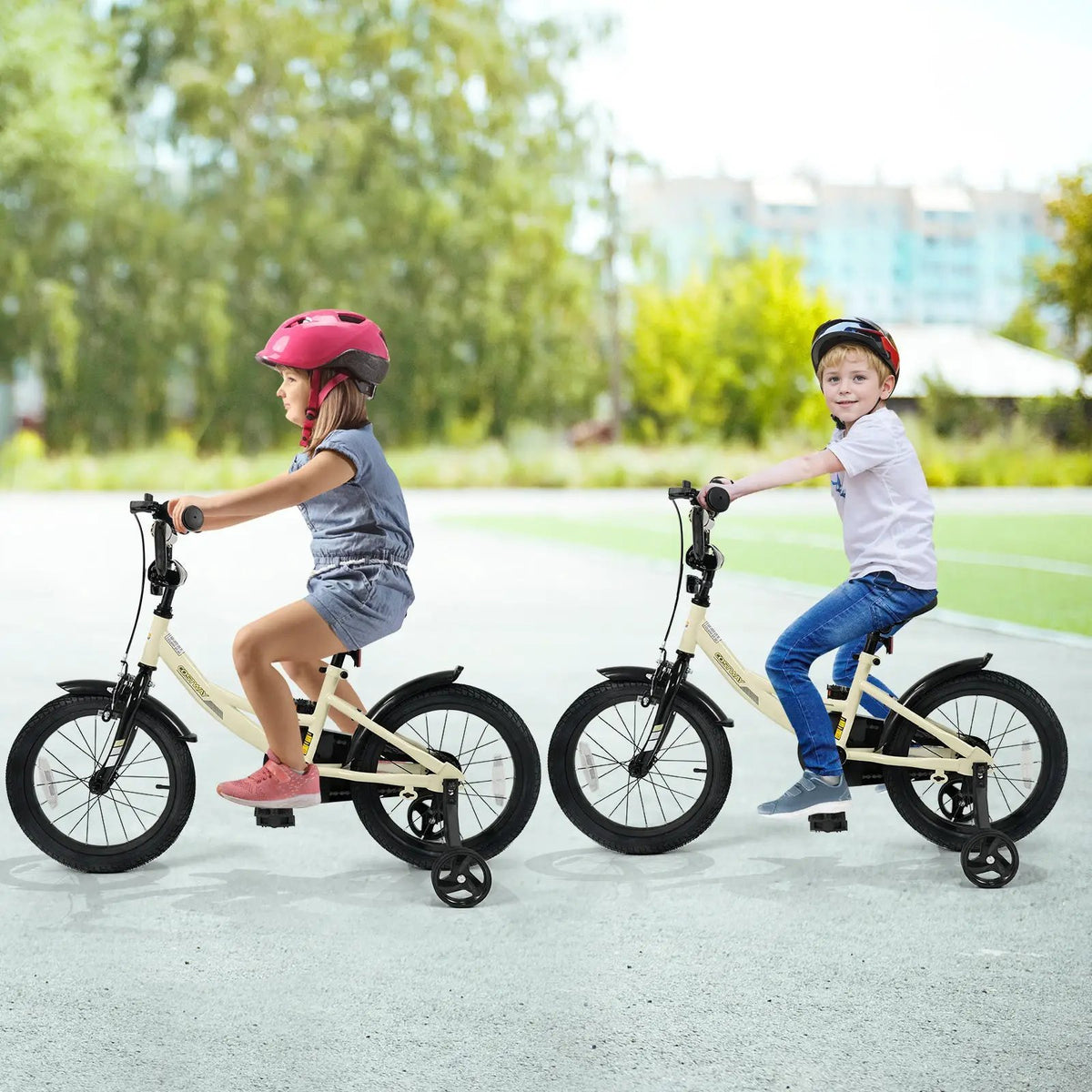 14 Inches Kids Bike Sport Bicycle with Removable Training Wheels by DirectDeals