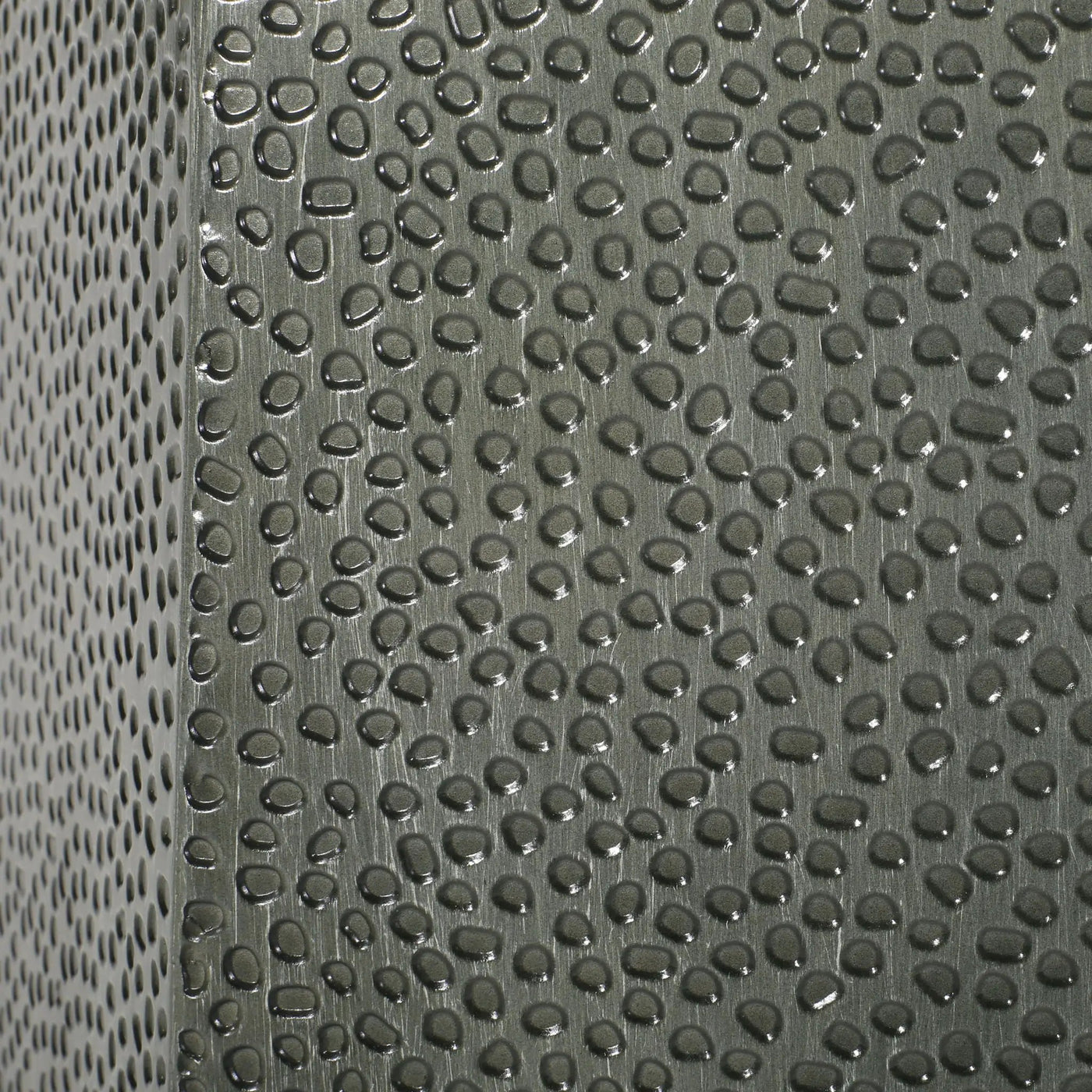Modern Hammered Iron Geometric End Table by HouseOfZazla