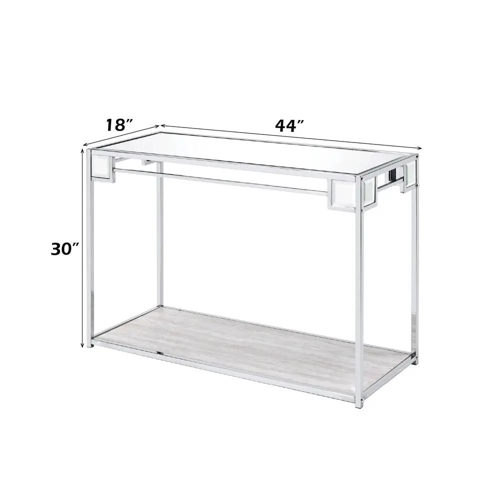 Asbury - Console Table - Mirrored & Chrome by Unique Piece Furniture