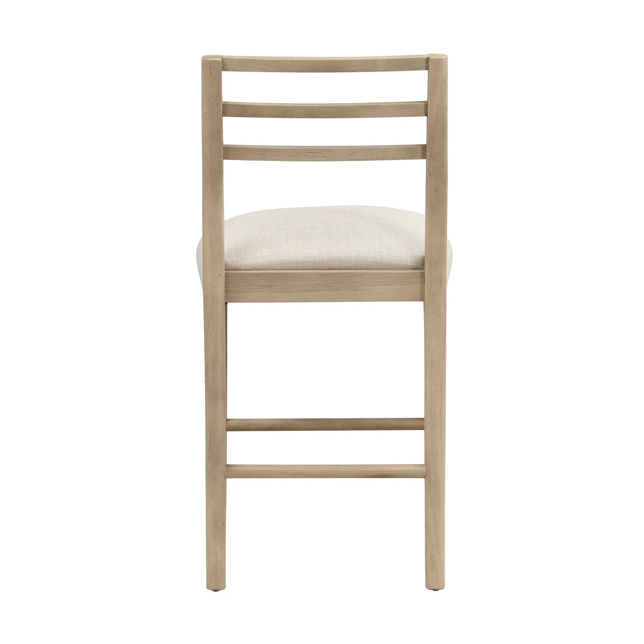 Counter Stool with Ladder Back (Set of 2) by HouseOfZazla