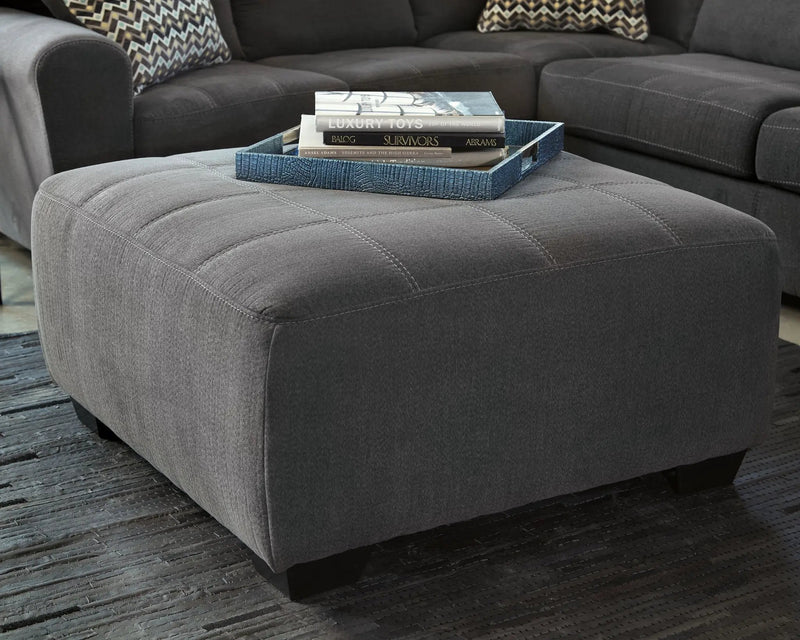 Ambee - Oversized Accent Ottoman - Slate by Unique Piece Furniture