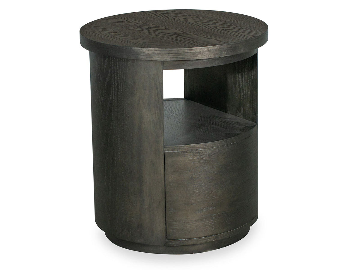 Bosley - Round End Table - Coffee Bean, photo 2 of 7