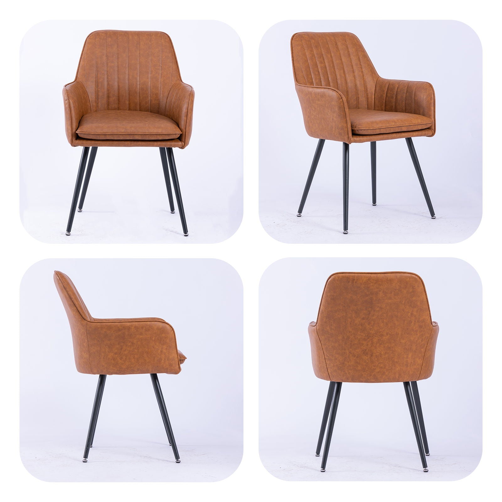 Modern Mid Back Dining Chairs by HouseOfZazla