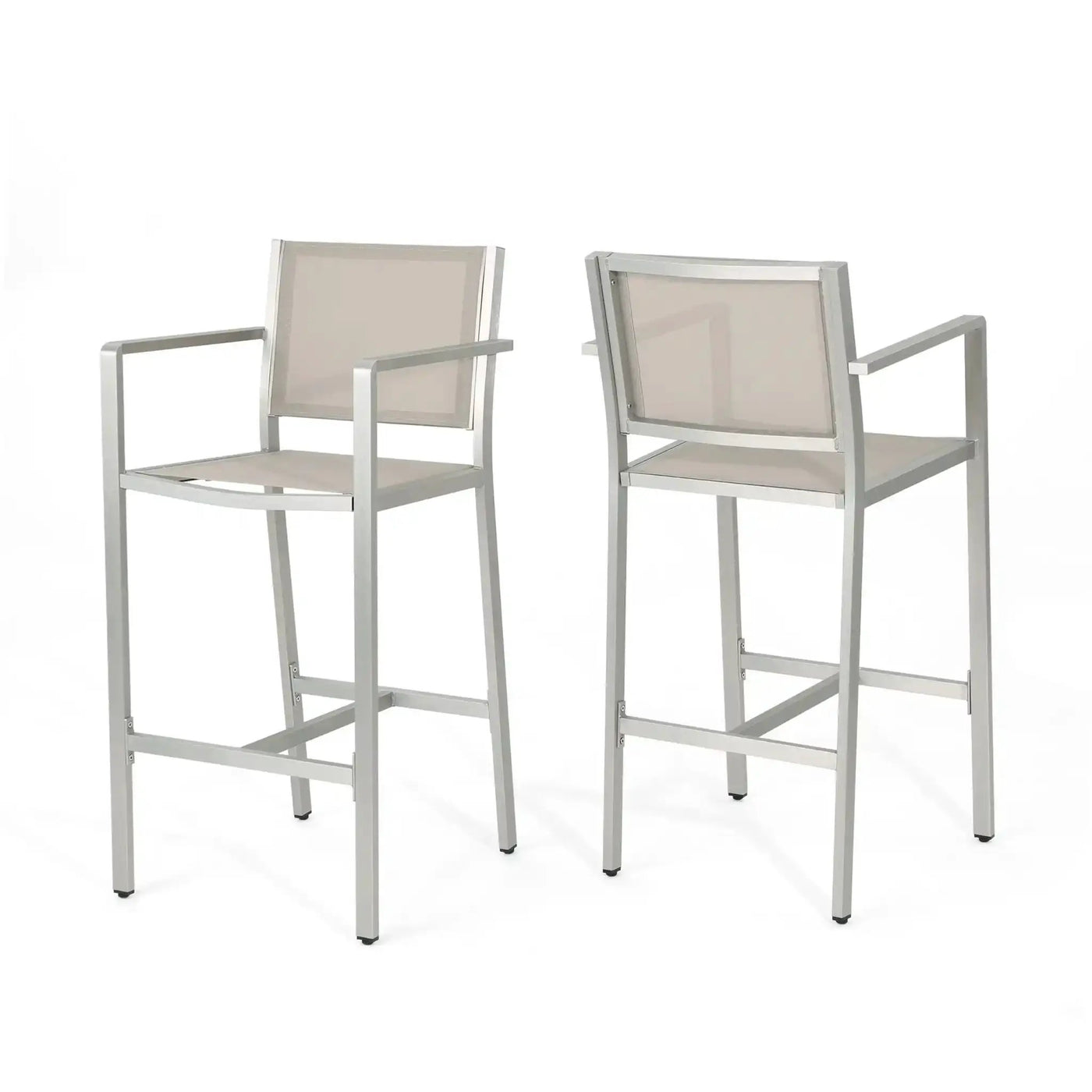 Outdoor Rust Proof Aluminum Barstools (Set of 2) by HouseOfZazla