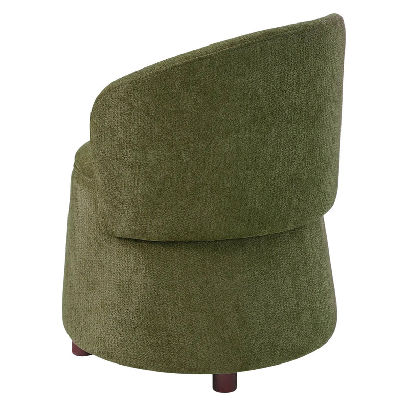 Green Pet Friendly Chair with Hidden Pet Nook and Convertible Stool by HouseOfZazla