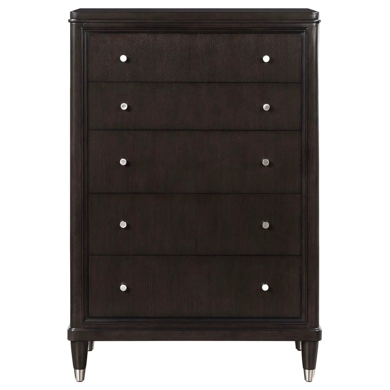 Emberlyn 5-drawer Bedroom Chest Brown by Unique Piece Furniture