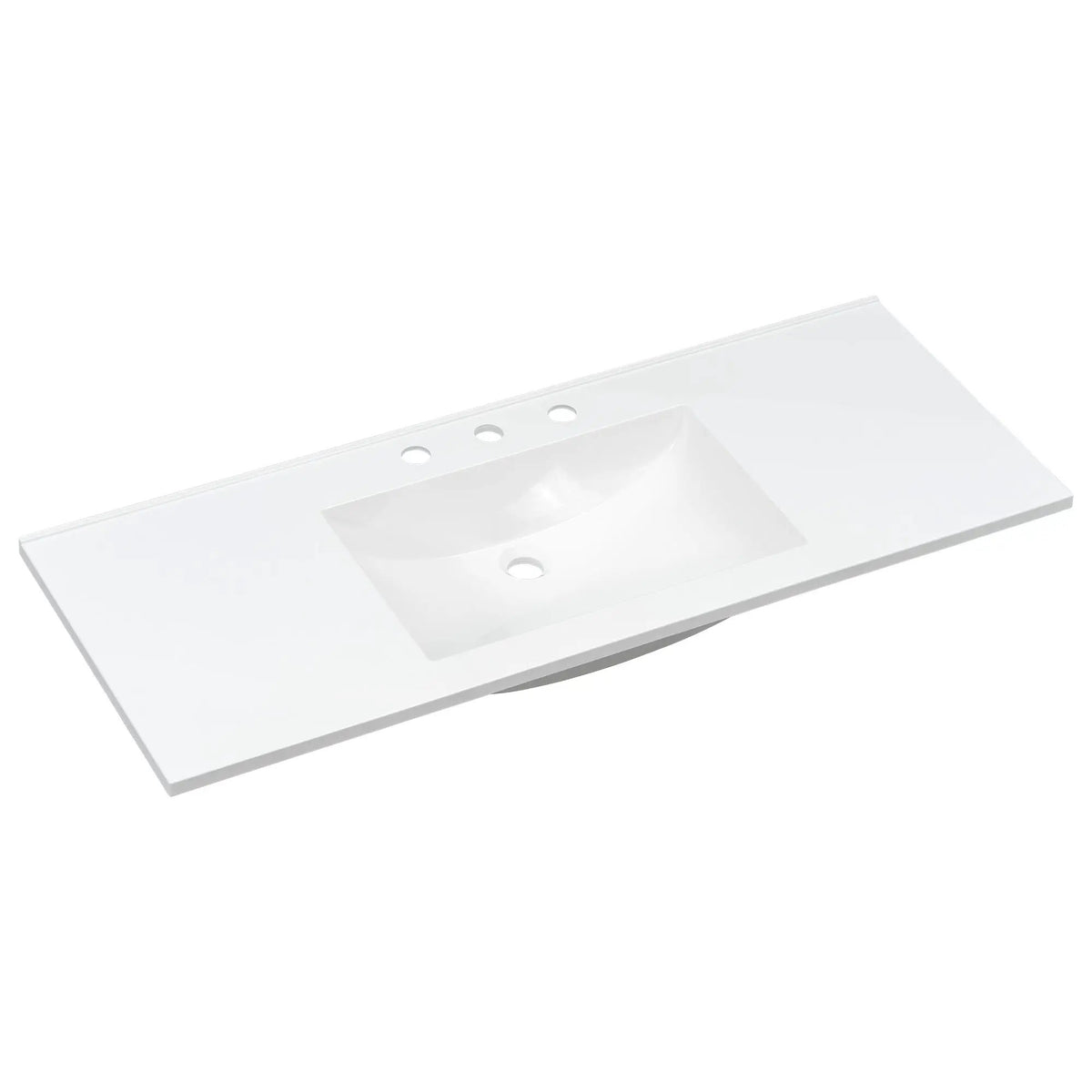 48" Composite Bathroom Vanity Top with Integrated Basin by HouseOfZazla