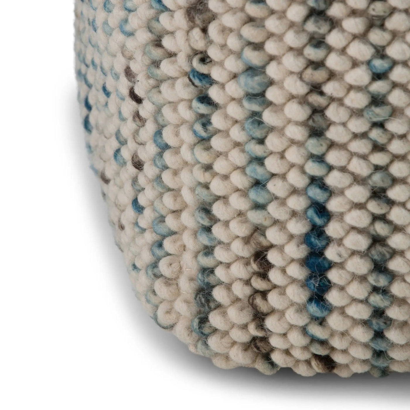 Zoey - Handcrafted Woven Cube Pouf by HouseOfZazla