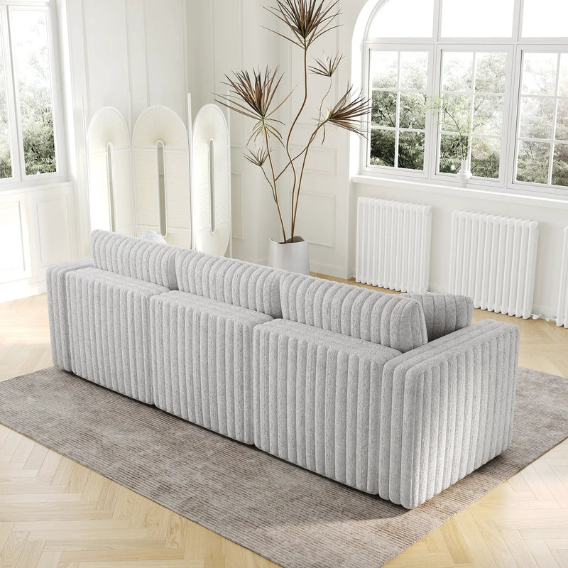106.3" Soft Modular 3-Person Sofa by HouseOfZazla