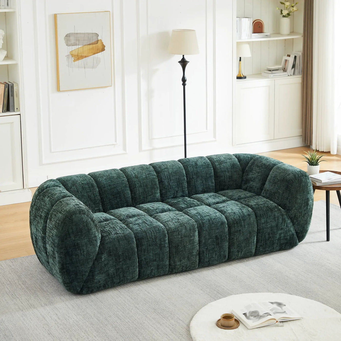 Modern Sofa With Piano Key Backrest by HouseOfZazla