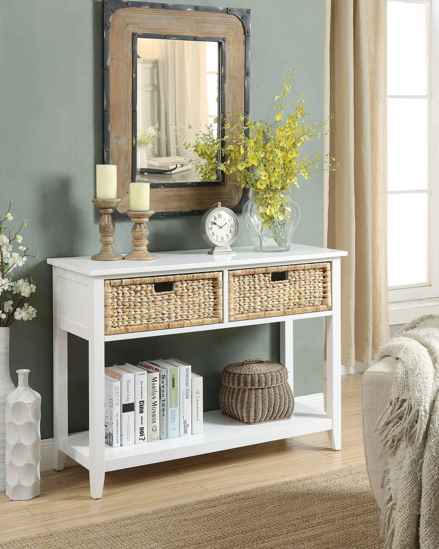 Flavius - Console Table, Storage Capacity by HouseOfZazla