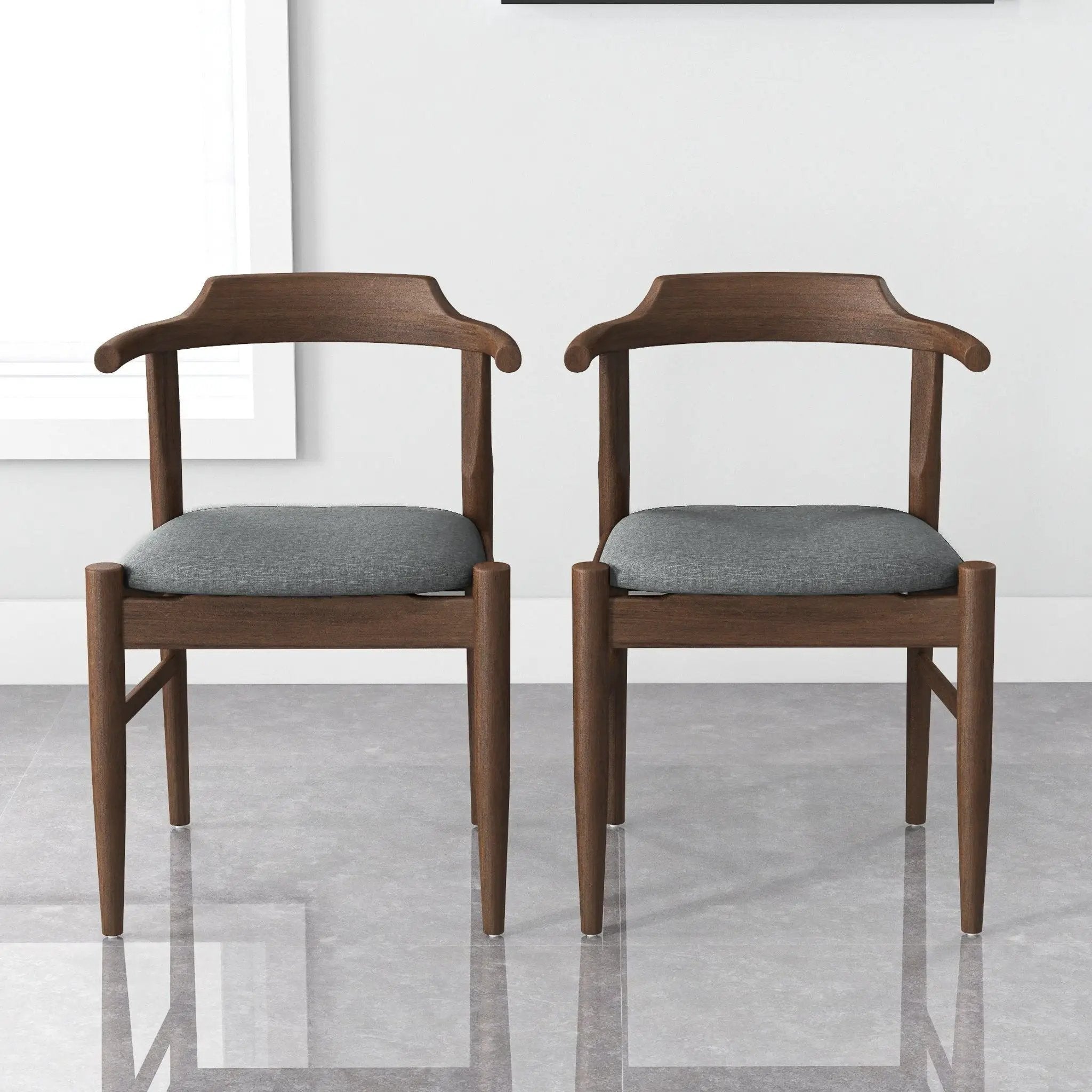 Leon - Mid-Century Modern Dining Chair (Set of 2) by Unique Piece Furniture