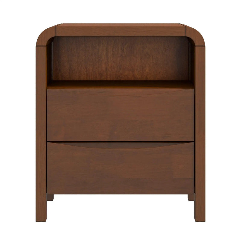 Lionel - Nightstand 2 Drawer - Brown by Unique Piece Furniture