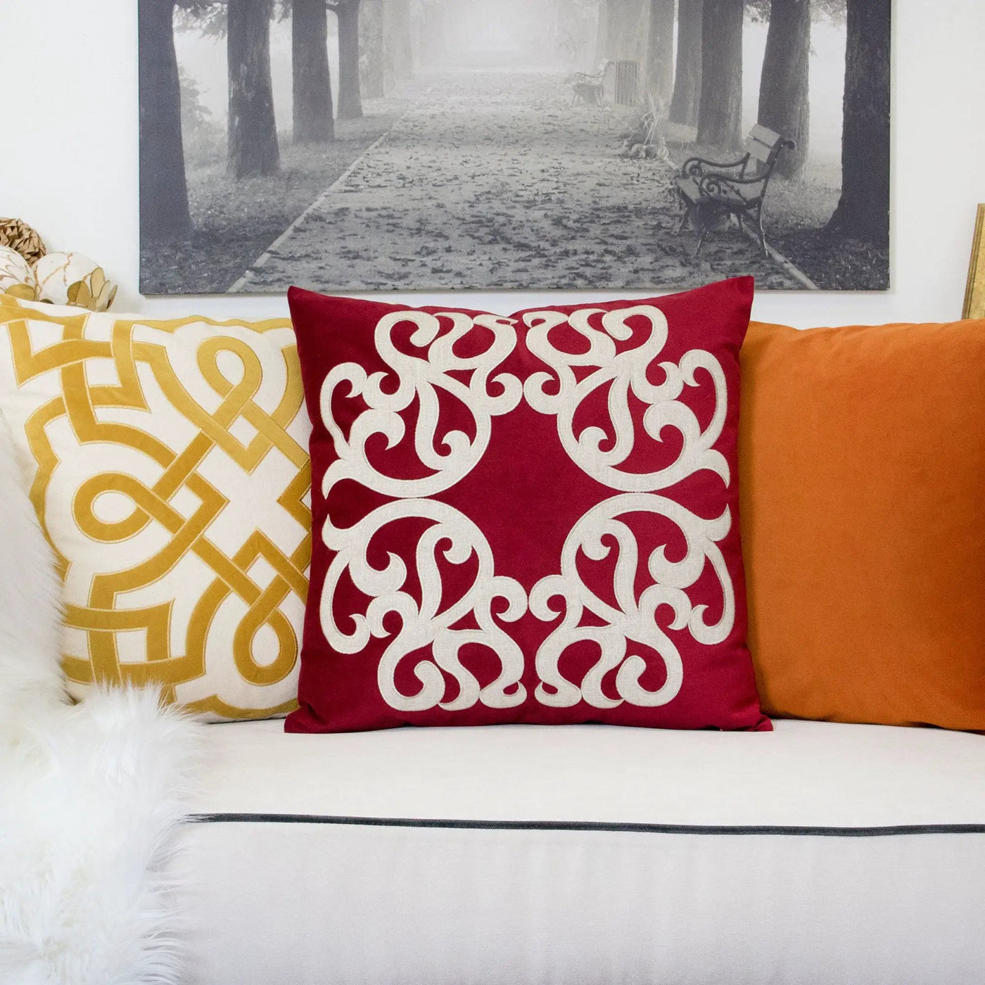 Dora - Pillow Cover With Matching Back by HouseOfZazla