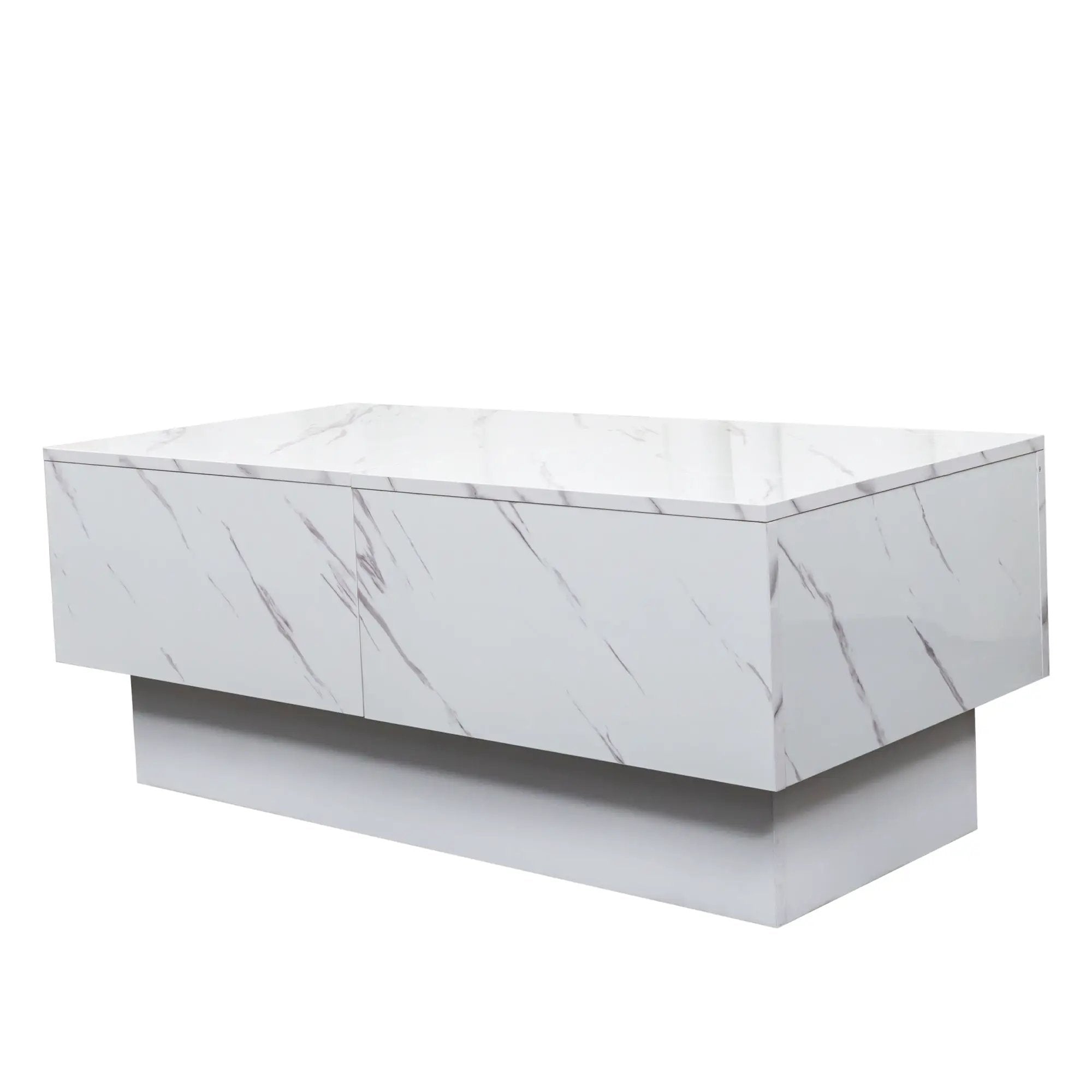 Coffee Table with Sliding Tabletop and Hidden Storage by HouseOfZazla