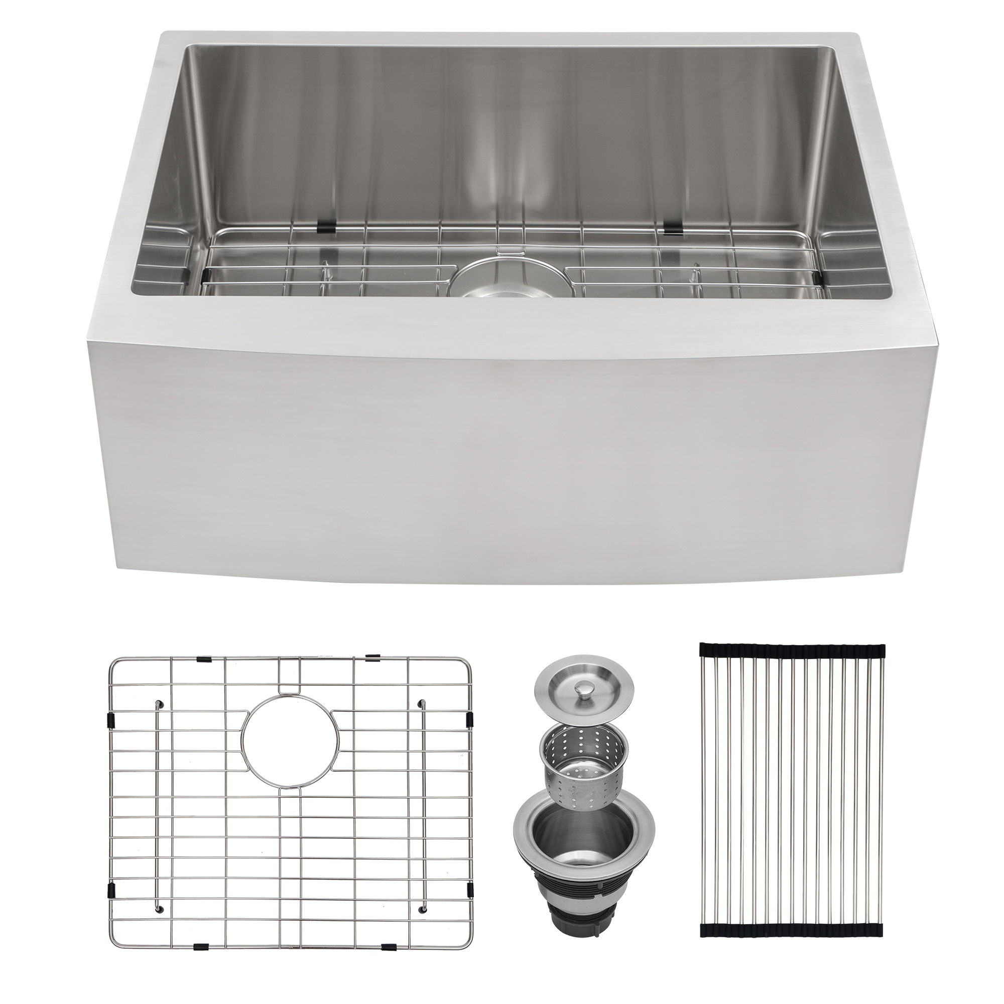 Farmhouse Kitchen Sink Stainless Steel Apron Front by HouseOfZazla