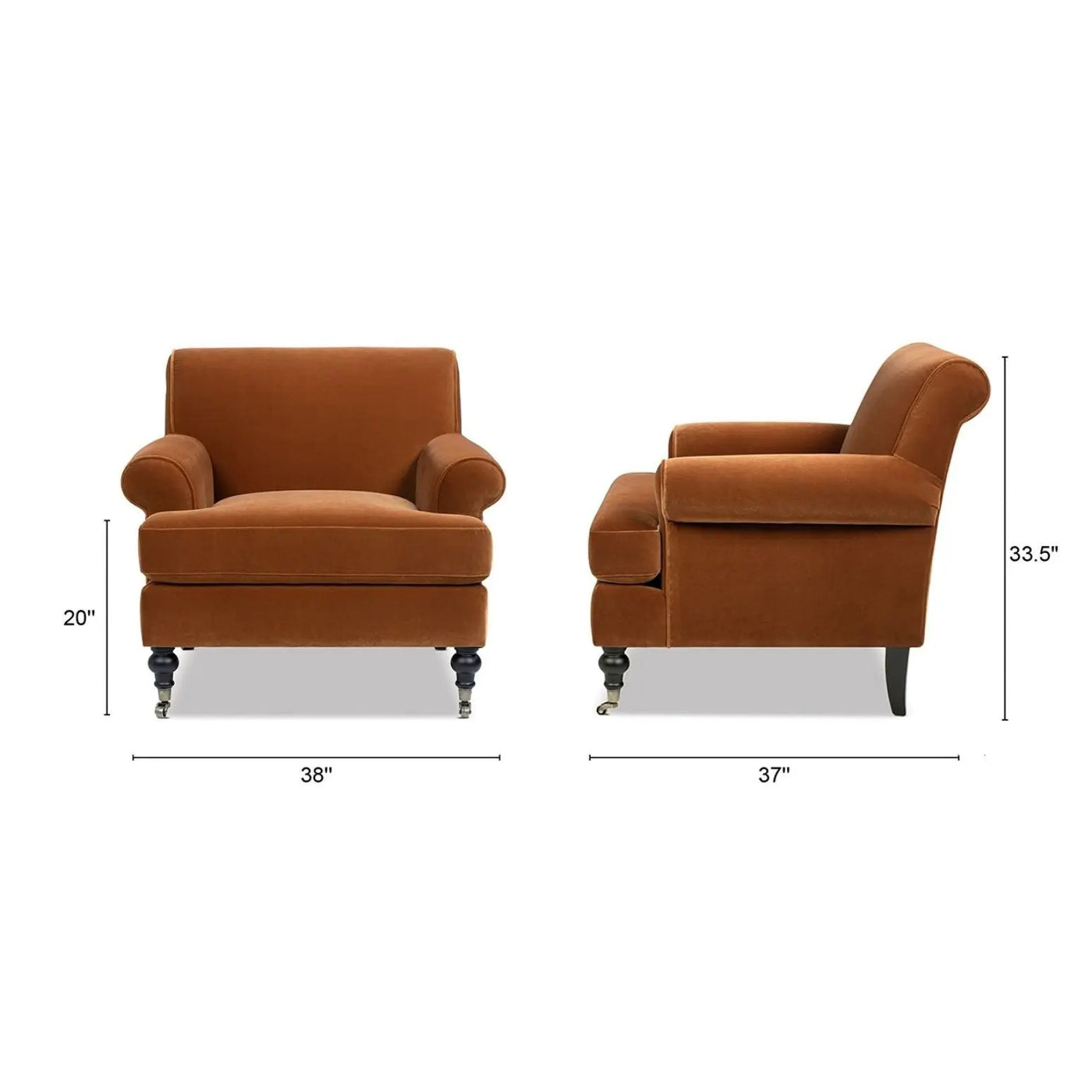 Alana Lawson - Accent Arm Chair Casters by HouseOfZazla
