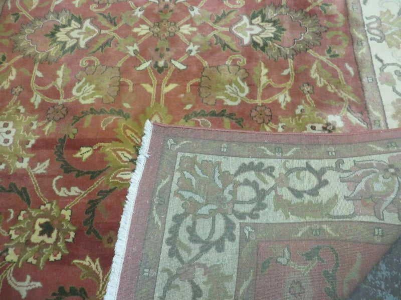 6' X 9' Vintage Handmade Indian Floral Oriental Wool Rug Veg Dyes Nice by Jewel Rugs