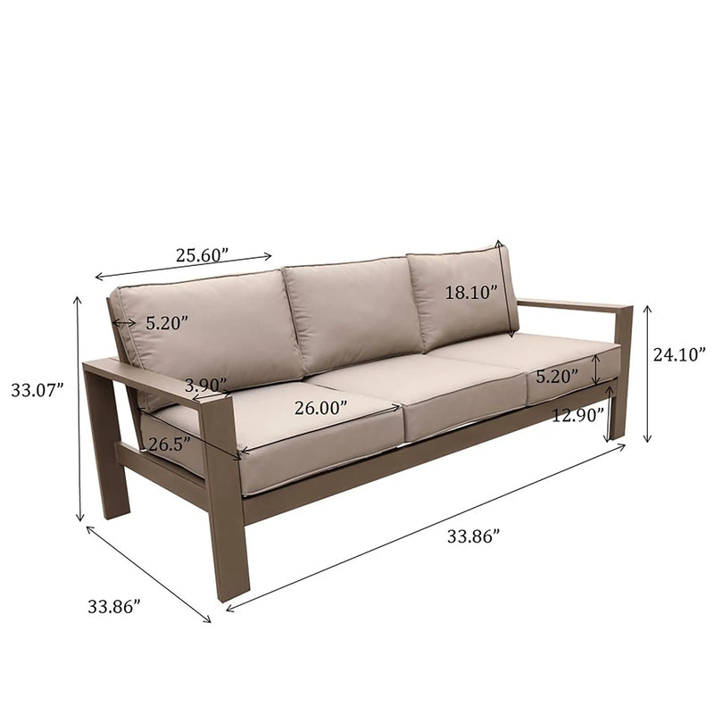 Powdered Outdoor Sofa by HouseOfZazla