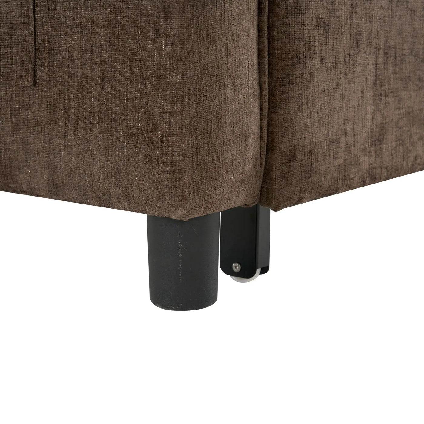 Pull-Out Sleeper Sofa With Reversible Backrest Cushion, Side Pockets, 2 USB Ports And A Phone Holder For Living Room by HouseOfZazla