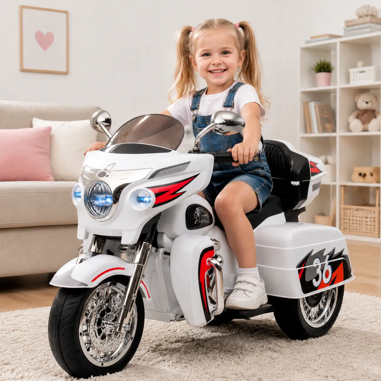 12V Kids Ride-On Motorcycle by HouseOfZazla