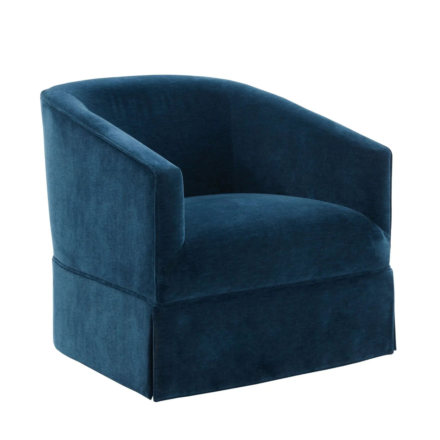 Elm - Skirted Swivel Chair by HouseOfZazla