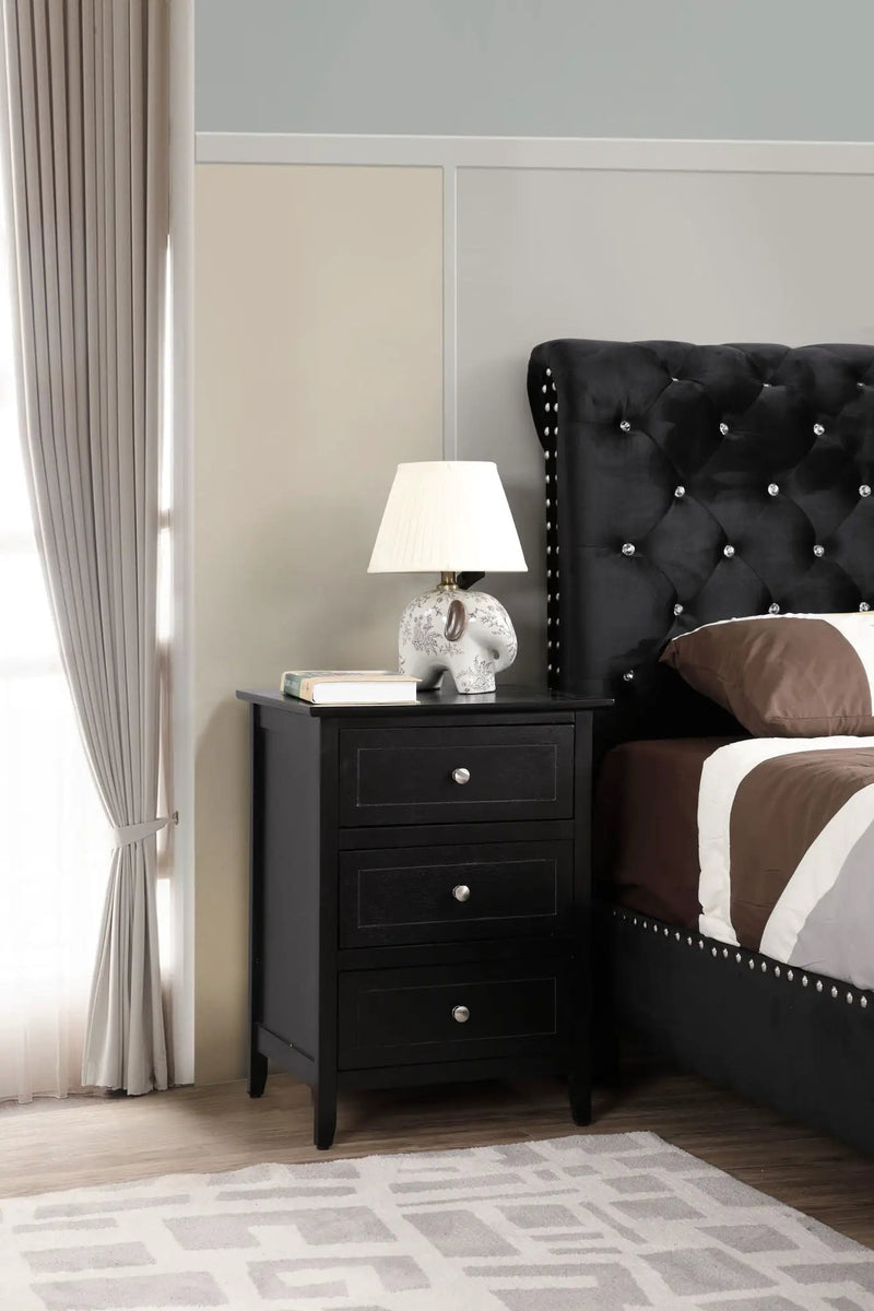 Daniel - 3 Drawer Nightstand by Unique Piece Furniture