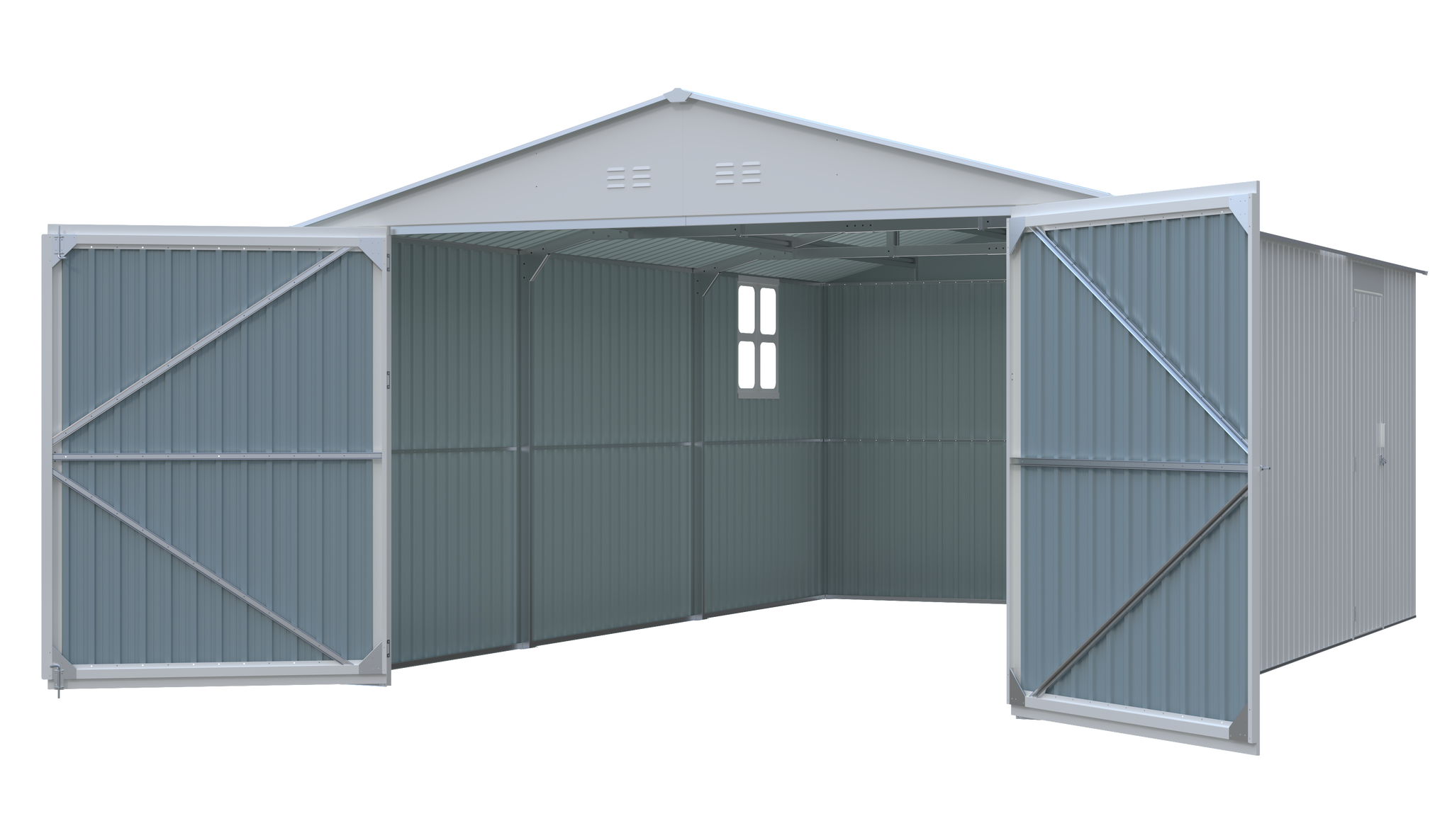 Outdoor Storage Shed 20x13 FT - Metal Garden Utility Shed by HouseOfZazla