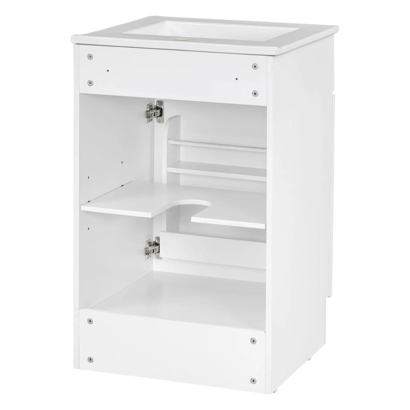 Bathroom Vanity With Sink, Cabinet With Adjustable Shelf by HouseOfZazla