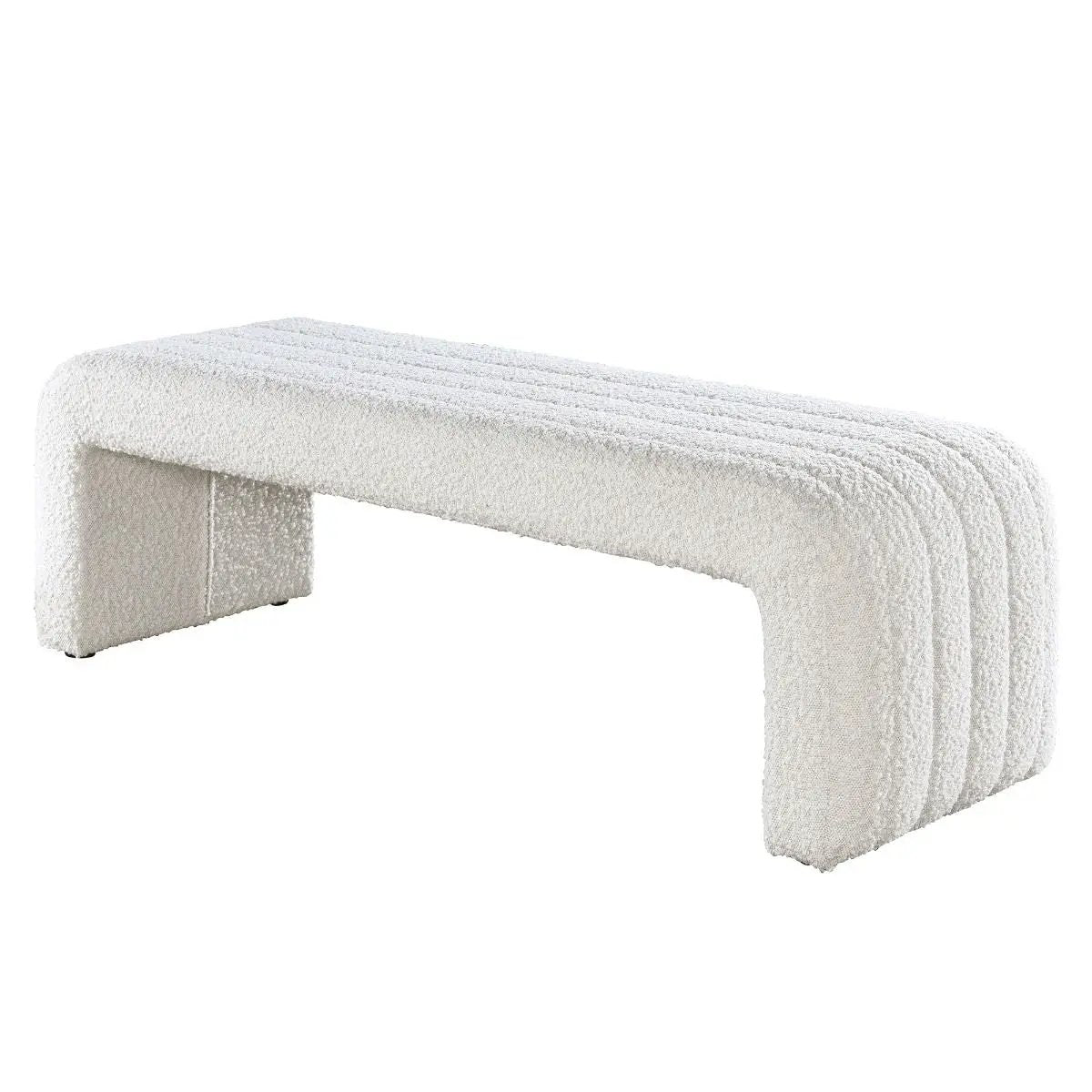 Sandro - Bench - Beige Boucle by Unique Piece Furniture