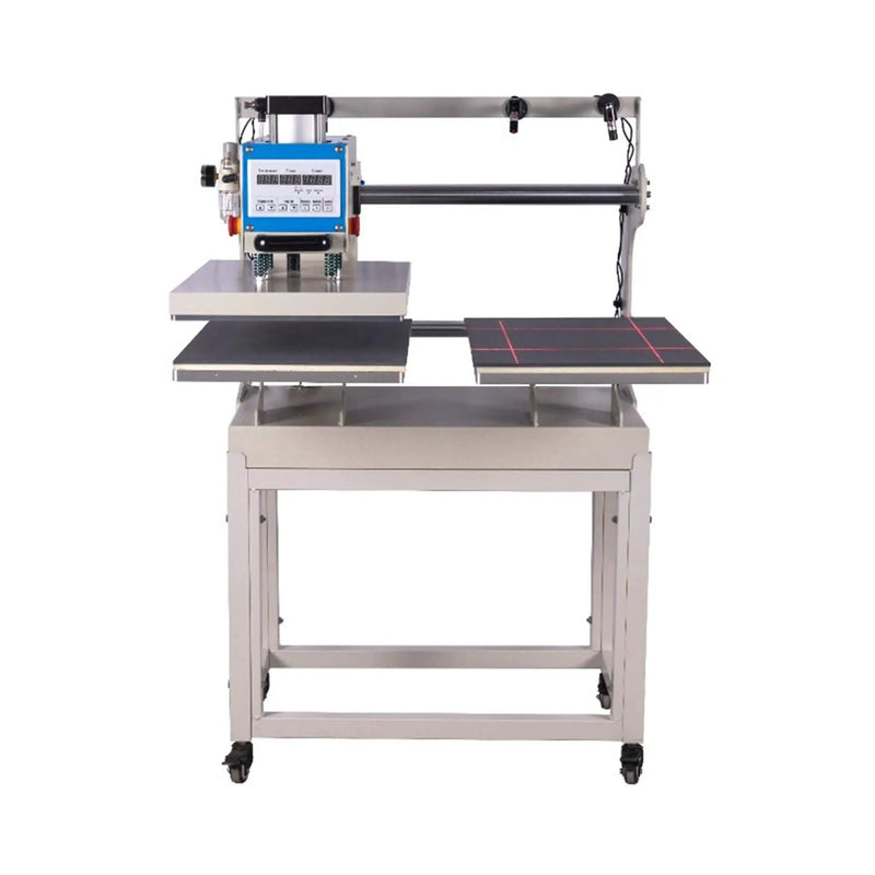 [16X24-Inch] Pneumatic Sliding Dual-Platen Hot Press Machine With Infrared Positioning And Air Compressor (SAK46729) by SAKSBY WHOLESALE