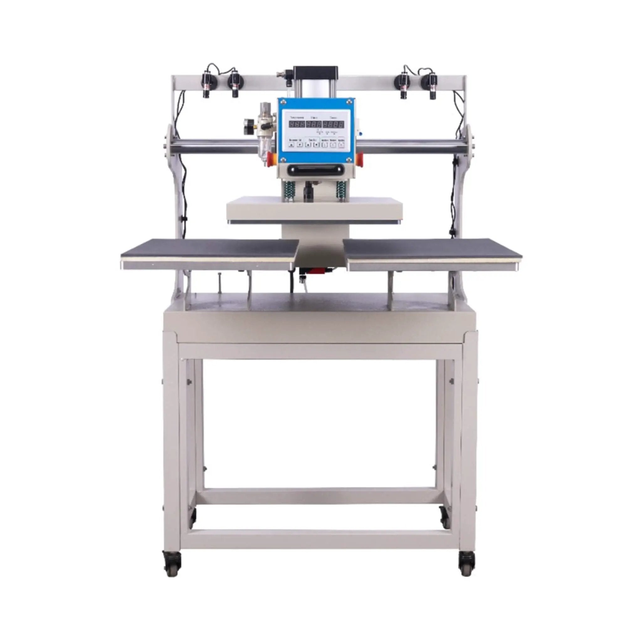[16X24-Inch] Pneumatic Sliding Dual-Platen Hot Press Machine With Infrared Positioning And Air Compressor (SAK46729) by SAKSBY WHOLESALE