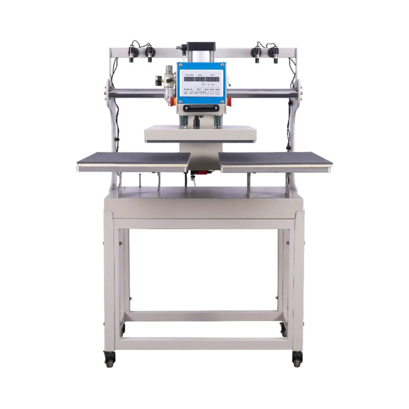 [16X24-Inch] Pneumatic Sliding Dual-Platen Hot Press Machine With Infrared Positioning And Air Compressor (SAK46729) by SAKSBY WHOLESALE