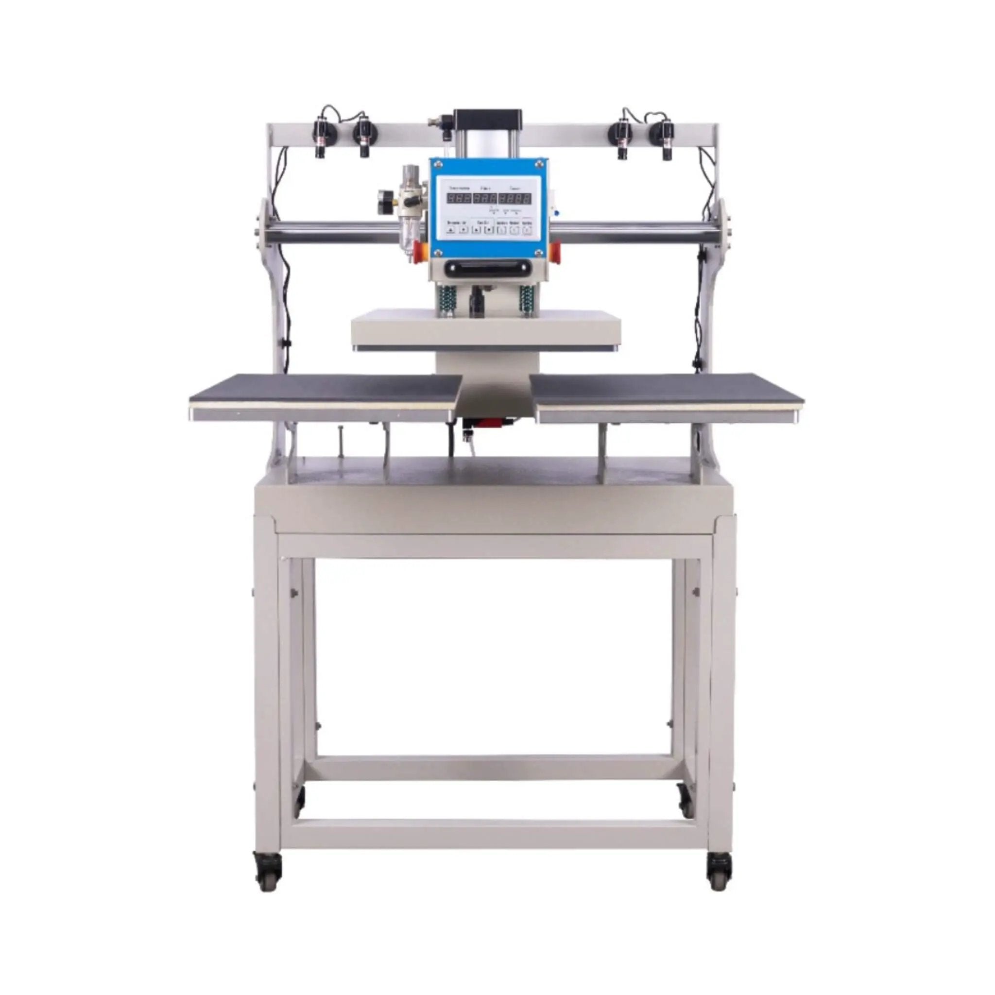 [16X24-Inch] Pneumatic Up Sliding Dual Platen Heat Press Machine With Infrared Positioning (SAK96724) by SAKSBY WHOLESALE