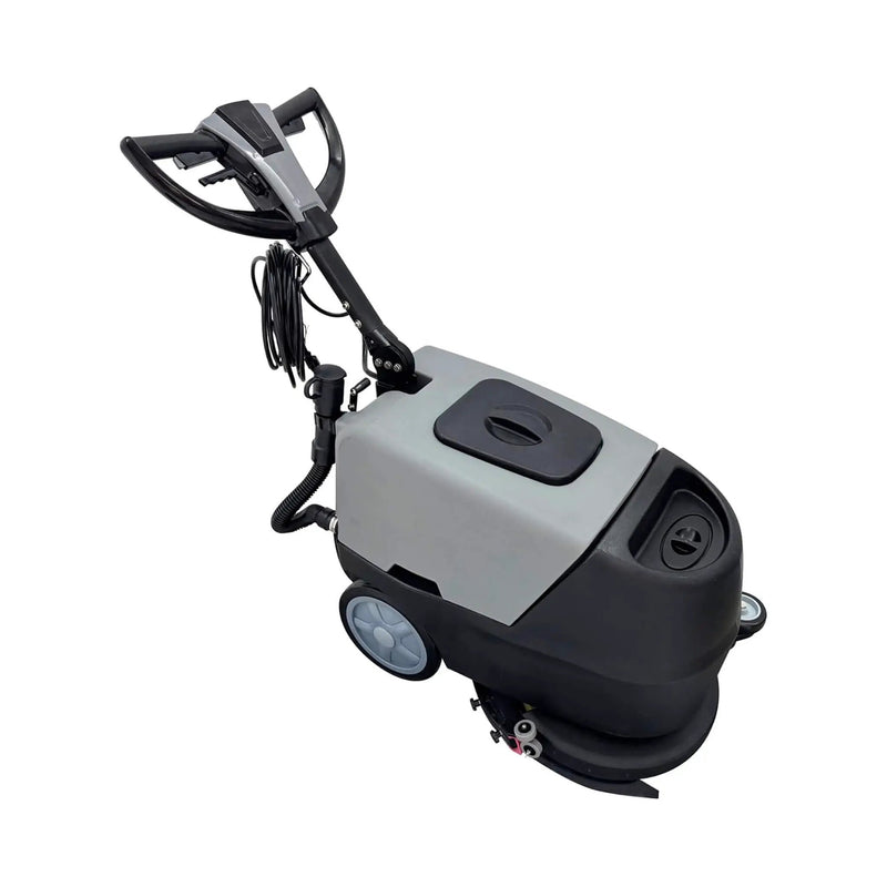 17-Inch 110V Heavy-Duty Commercial Walk-Behind Dual Tank Floor Scrubber (SAK83472) by SAKSBY WHOLESALE