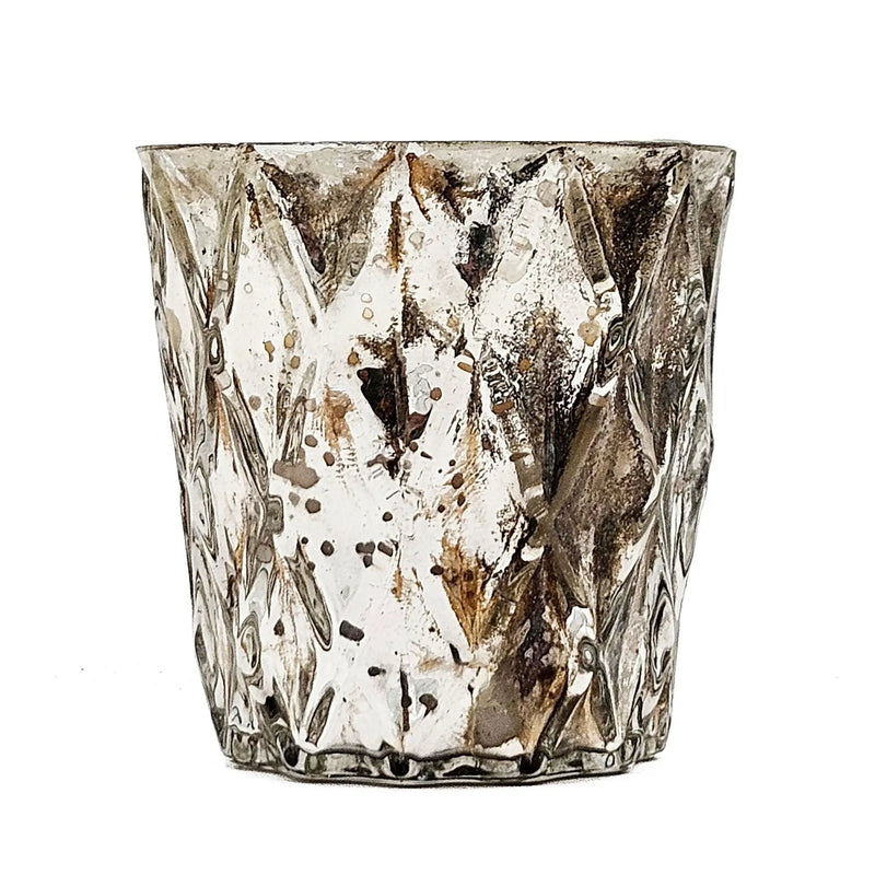 Scented Soy Wax Candle (Set of 4) - Silver by HouseOfZazla